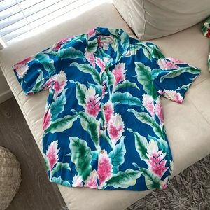 Vintage Paradise Found Hawaiian Shirt